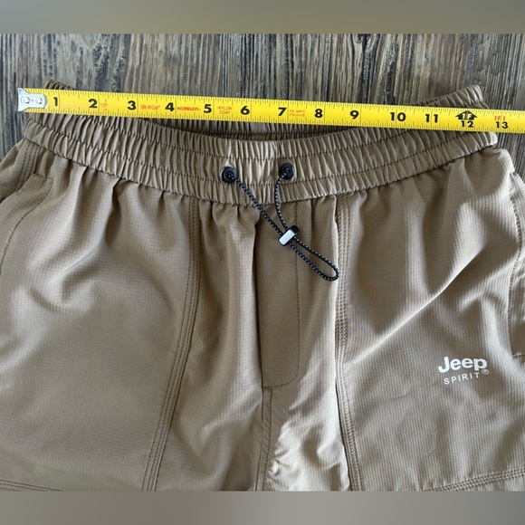 Jeep Spirit Cargo Pants Joggers Womens Juniors XL Brown High Rise Outdoor Hiking - Picture 6 of 13